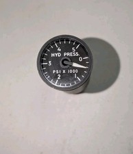 Bendix Corporation Hydraulic Pressure Indicator Gauge Aviation 96774 18-1501 Bendix Corporation Hydraulic Pressure Indicator Gauge Aviation 96774 18-1501