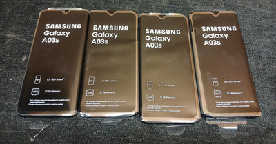 x4 Samsung Galaxy A03s 32GB Black (TracFone Locked) Smartphone New Phone Only