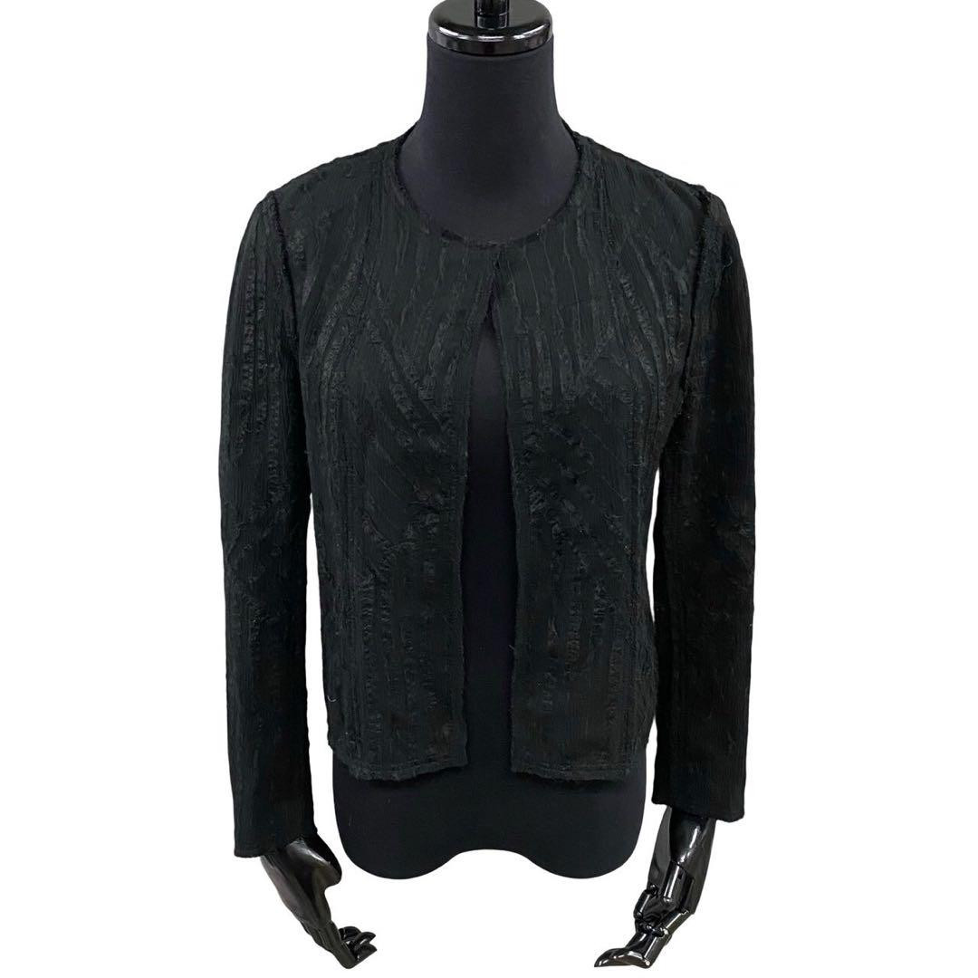 Chanel Coco Mark Button Silk Jacket Black P21321W03138 Used | eBay 