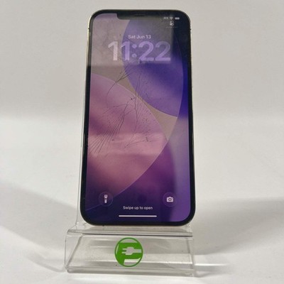 Broken Unlocked Apple iPhone 12 Pro Max 256GB 26.4.1 MG9H3LL/A READ