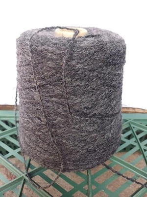 fil a tricoter Albouy Laine Anthracite 730 Grammes - Photo 1/2