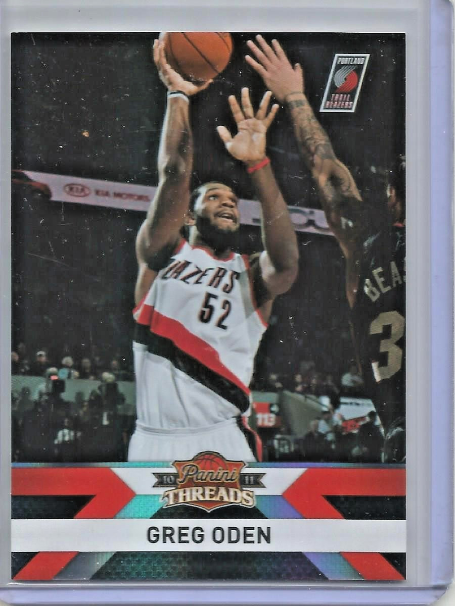 Greg Oden 2010/11 Panini Threads Holo-Foil #111/199