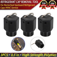 3*For GasGuard Refrigerant Cap Removal Tool HVAC Locking Cap Key Non Destructive