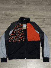 Nike Mens Full Zip Track Jacket M Black Orang...