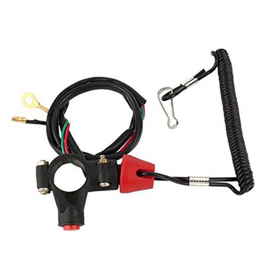 #ad Universal Switch Engine Cord Lanyard Stop Switch Safety Tether Lanyard 12V $20.50