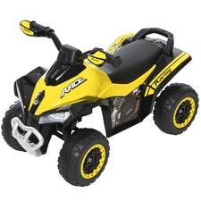 Porteur Enfants SANS Moteur Quad 18-36 Mois dim. Jaune HOMCOM