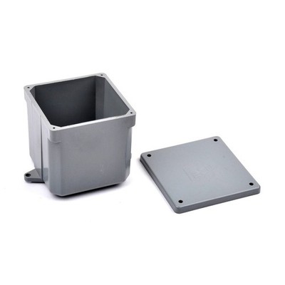 10-Pk PVC Junction Box 4x4x4 ETL Electrical Enclosure NEMA Rated Indoor Outdoor