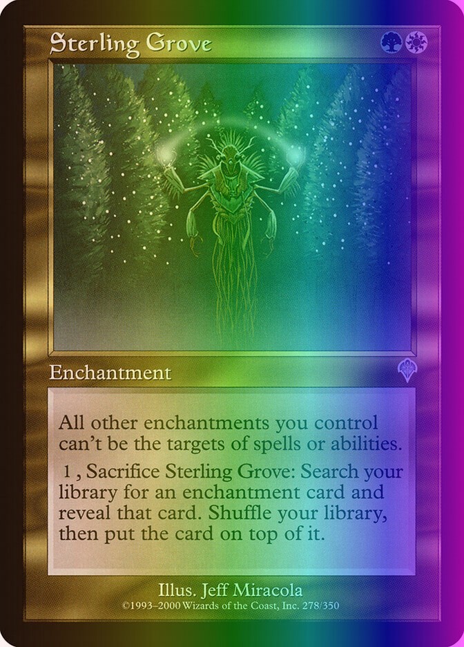 MTG Magic the Gathering Sterling Grove (278/356) Invasion LP FOIL