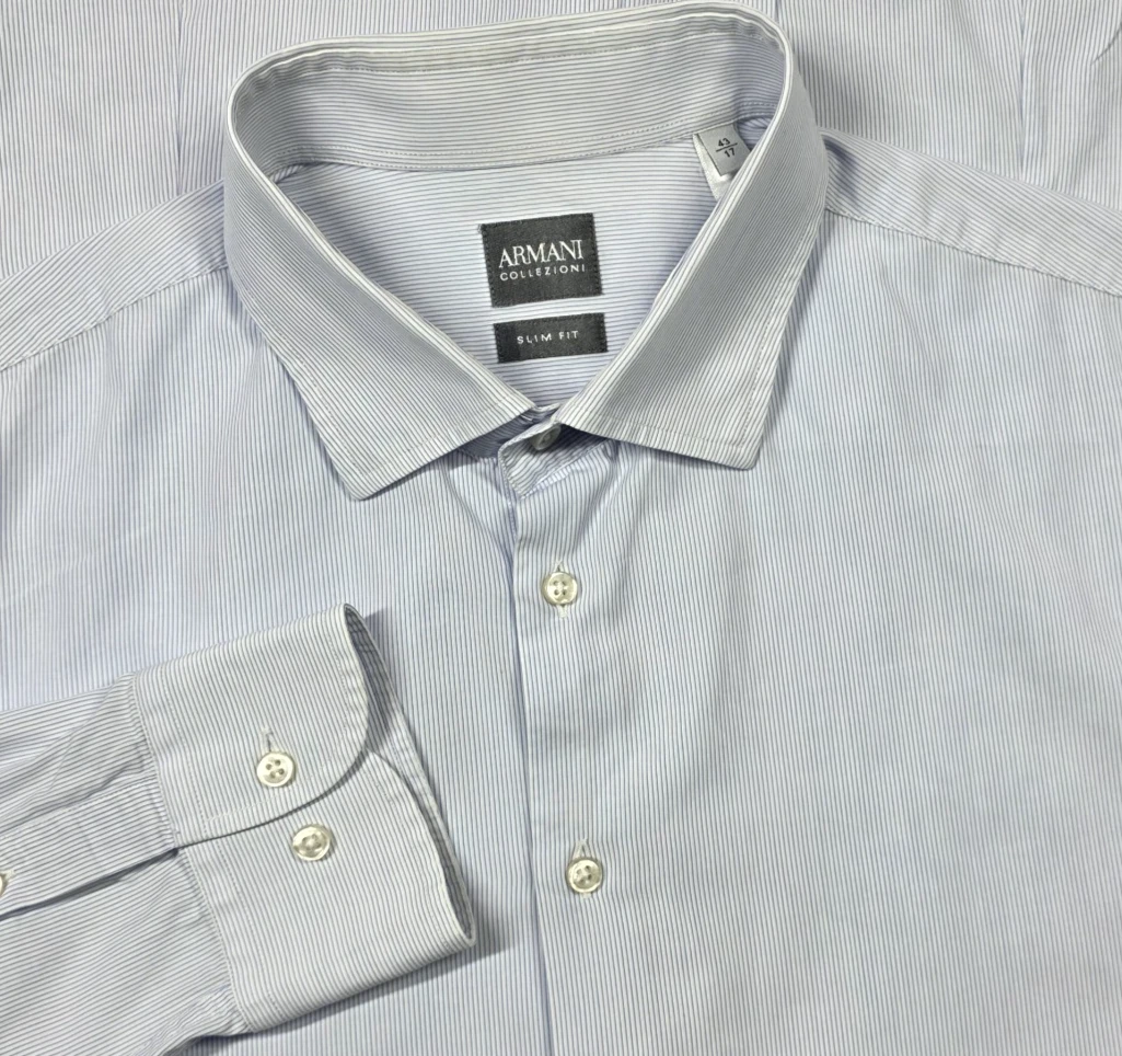 Armani Collezioni Slim Dress Shirts for Men for sale | eBay