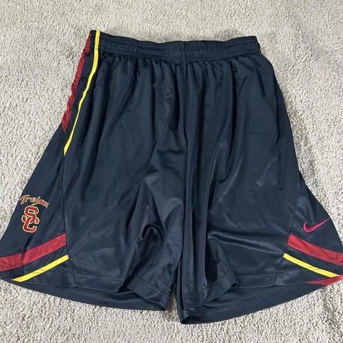 USC Trojans Shorts Mens 2XL NCAA Basketball Nike Dri Fit Pockets