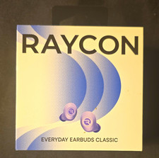 Raycon Everyday Earbuds Classic Purple Bluetooth In-Ear Wireless w/ Case Mic