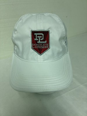 Nike Dri-Fit Featherlight Dominate Lacrosse Strapback Hat White 