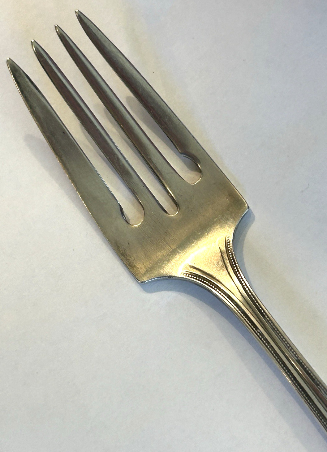 Whiting Mfg King Albert Sterling Silver Dessert Salad Fork 1919