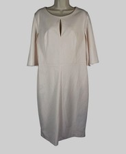 Calvin Klein Womens Pink Capelet-Sleeve Sheath Dress Size 4