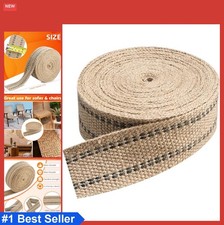 Jute Webbing 2 Inch x 10 Yards Upholstery Strap Chair Repair Crafting Burlap
