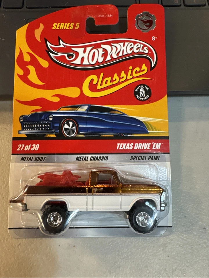 2009 Hot Wheels Classics Chase Texas Drive 'em Copper Orange Protecto - Image 2 of 2