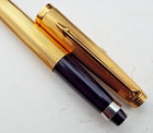 Vintage Parker 75 22k Gold Plated Millaries Rollerball Pen France — photo 3