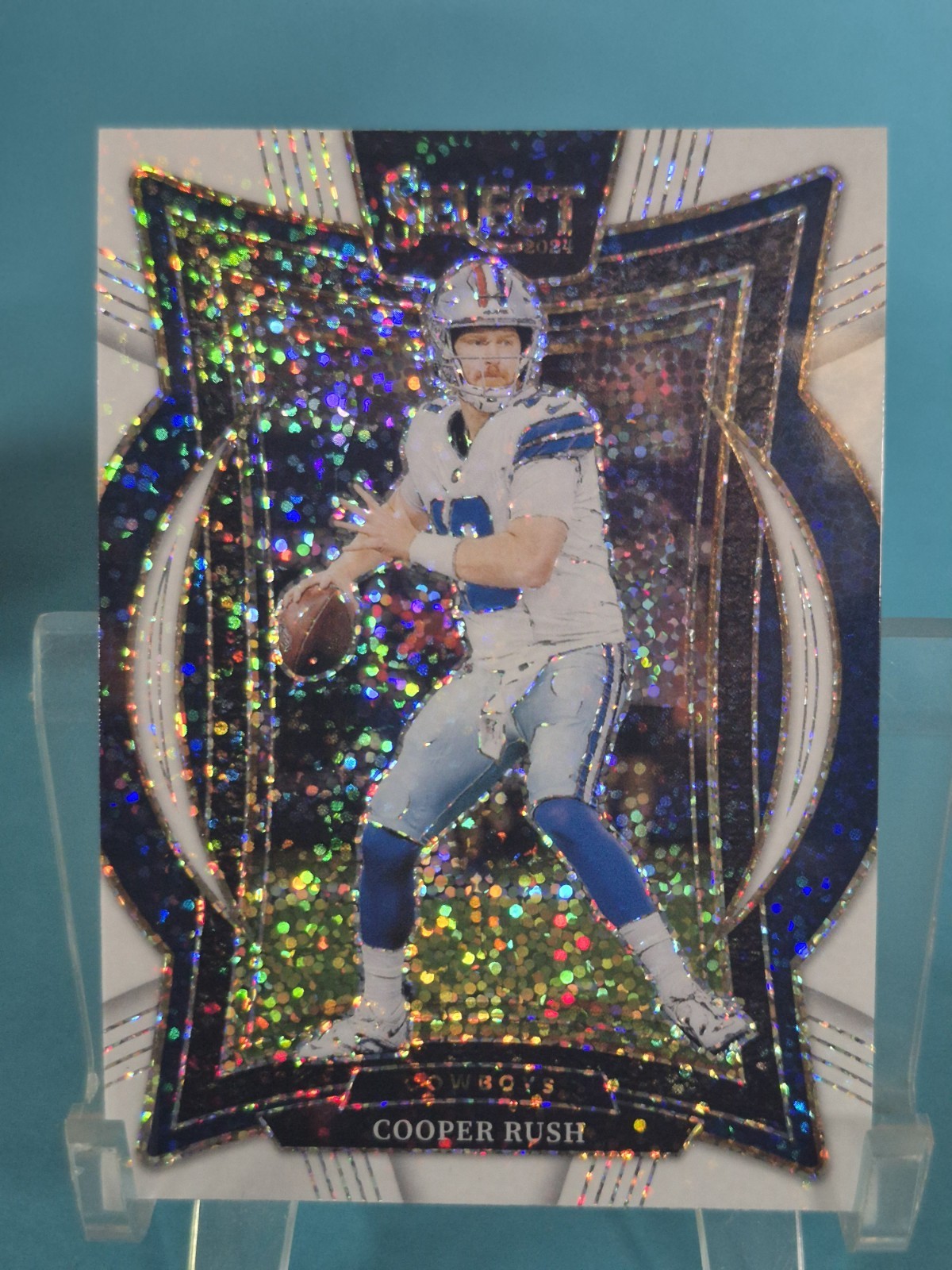 2024 Panini Select - Concourse Cooper Rush #22 White Prizm /35