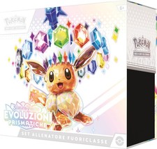 Pokemon Scarlatto e Violetto Evoluzioni Prismatiche PRE Set Allenatore Fuoric...