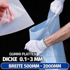 Silikon Gummi Platten Weich Gummiplatte Schwarz Gummimatte Dicke 0.1mm-3mm