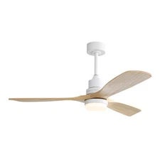 Indoor 52 Inch Ceiling Fan With Dimmable Led Light 6 Speed
