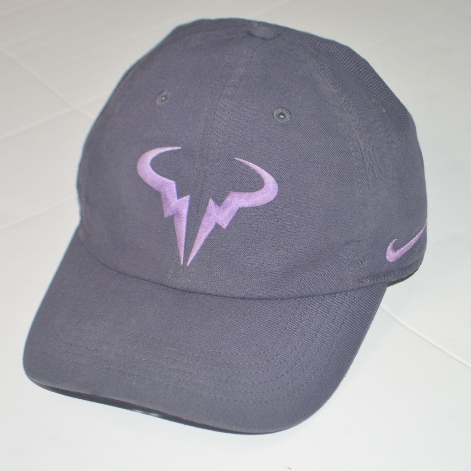 NIKE Heritage86 RAFA NADAL Gray Tennis Cap Hat Unisex One Size 850666-015