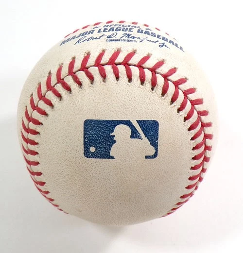 8-30-20 Aaron Hicks Game 1-Used Home Run Baseball/Diaz Pitching Bottom 7th COA - Image 4 of 4