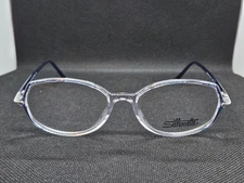 Silhouette SPX 1899 00 6105 Clear Blue Oval Eyeglasses Frames 51-15-125 Austria