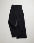 Quince Women Ultra-Stretch Ponte Flare Leg Pants Black M