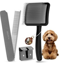 Large Slicker Brush for Dogs,Doodle Brush for Poodles, Goldendoodles, Labrado...
