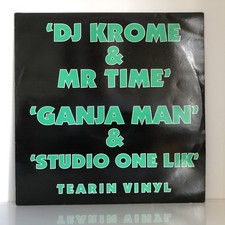 DJ Krome & Mr Time – Ganja Man / Studio One Lik (12″) Tearin Vinyl ‎– TVR 4