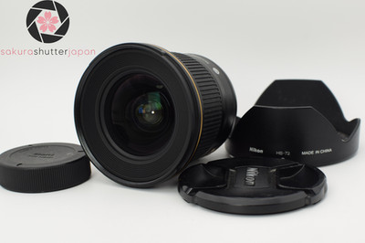 [Almost MINT] Nikon AF-S Nikkor 20mm F1.8 G ED SWM Nano Lens From JAPAN FAST!