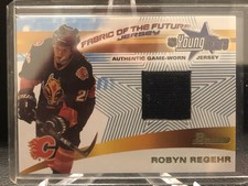 2001-02 Bowman YoungStars Relics Robyn Regehr J Jersey #JRR