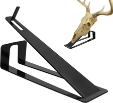 Large European Mount Skull Hanger Stand, Stainless Steel, Table Mount, Industria