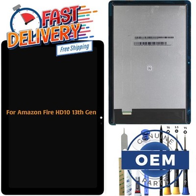 LCD Screen Touch Digitizer Assembly fit Amazon Kindle Fire HD10 13th 2023 TG425K