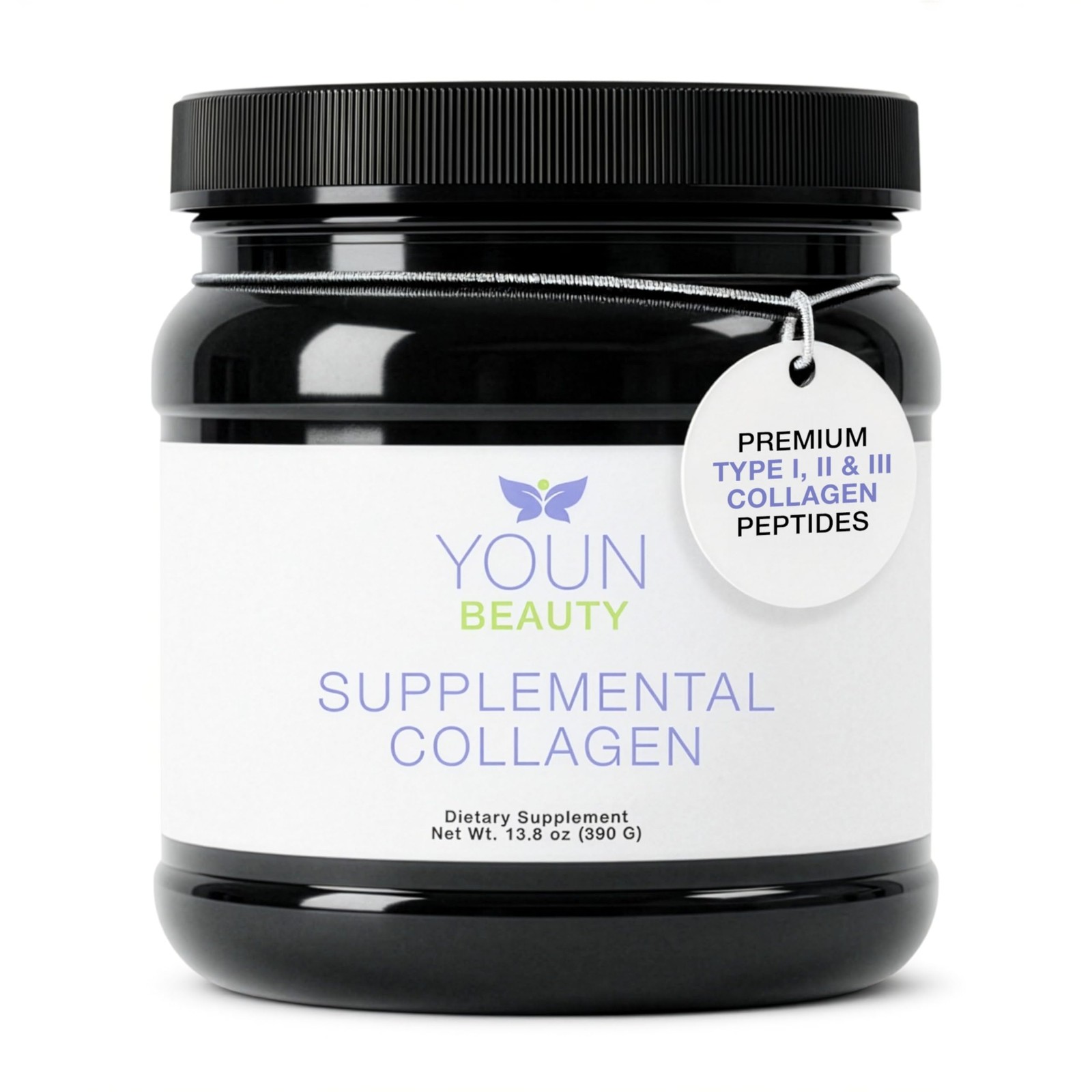 YOUN Beauty Collagen Powder 30 Servings Unflavored Fortigel Fortibone Verisol