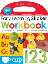 Early Learning Sticker Workbook by Scholastic English Paperback Book