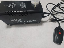 VIRFUN 500W Fog Machine w/ Tank  Cable   Party DJ Stage Effect