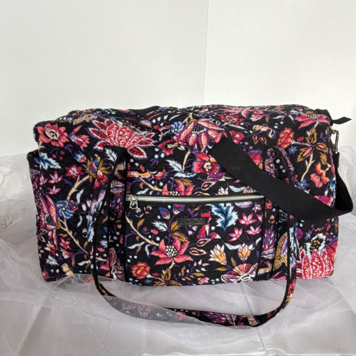 Vera Bradley Large Travel Retired Foxwoods Pattern Duffle Bag