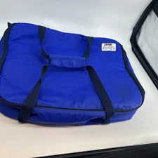Pyrex Portables Casserole Bag Carrier Blue 16 X 12 X 3  Cold Transport Insulates