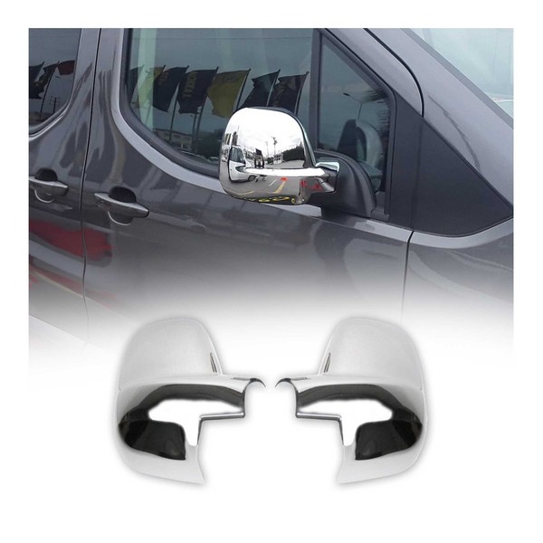 Spiegelkappen Spiegelabdeckung FüR Opel Vivaro C 2019-2026 Chrom ABS Silber 2Tlg-image