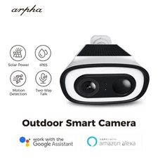 ARPHA K06 2K 4MP Outdoor Security Camera 2.4G WIFI APP  Night Vision Solar Power