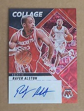 2024-25 Mosaic Choice RAFER ALSTON Collage Red Scope SSP Auto Houston Rockets 🔥