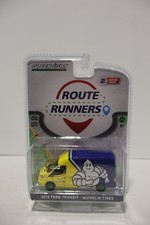 2019 '19 FORD TRANSIT MICHELIN TIRES ROUTE RUNNERS R2 GREENLIGHT DIECAST CHASE