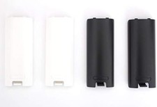 Replacement Black And White Battery Cover For Nintendo Wii Remote X 4 By 4Z