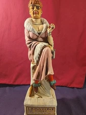 Lionstone Whisky Decanter 1969 "Old West" Series Madame Scultured Porcelain