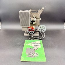 Vintage Kodak Kodascope Eight-33 8mm Movie Projector w/ Original Manual Reel