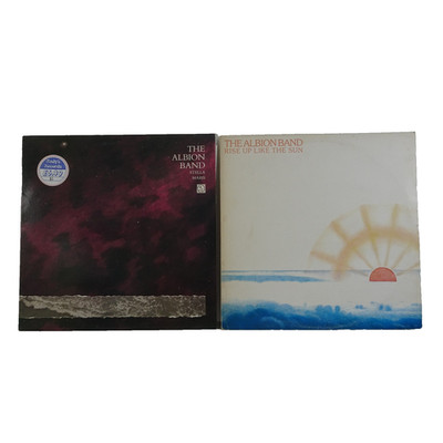 ALBION BAND 2xLPs Rise Up Like The Sun & Stella Maris Harvest UK Cover EX Vinyl