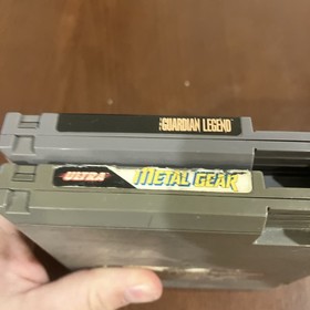 Lot Of 2 Nes Games: Metal Gear & Guardian Legend