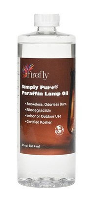 Firefly Fuel Premium Liquid Paraffin Lamp Oil for Indoor Use 32 oz